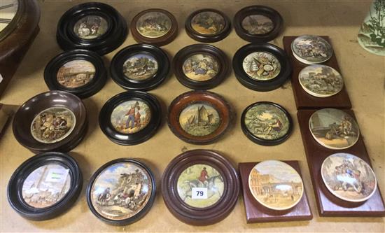 20 Victorian pot lids